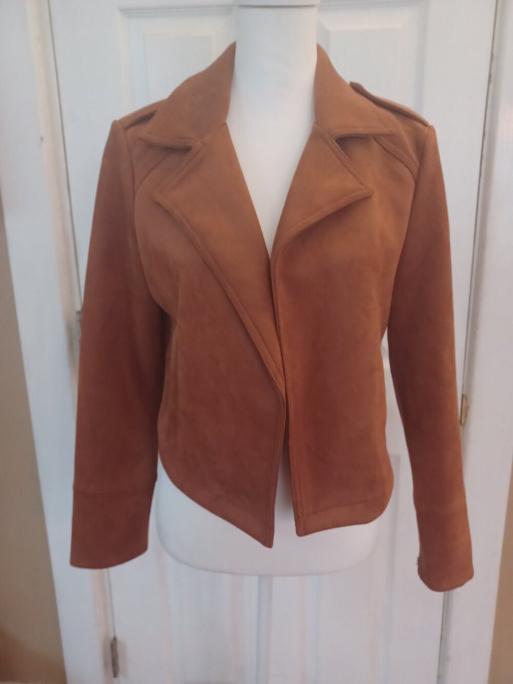 Philosophy Republic Clothing Faux Suede/Leather Moto Style Jacket